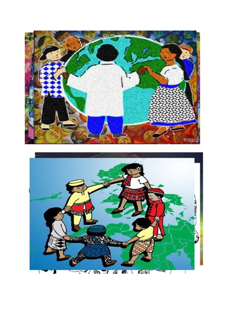 matiwasay na lipunan drawing with color easy